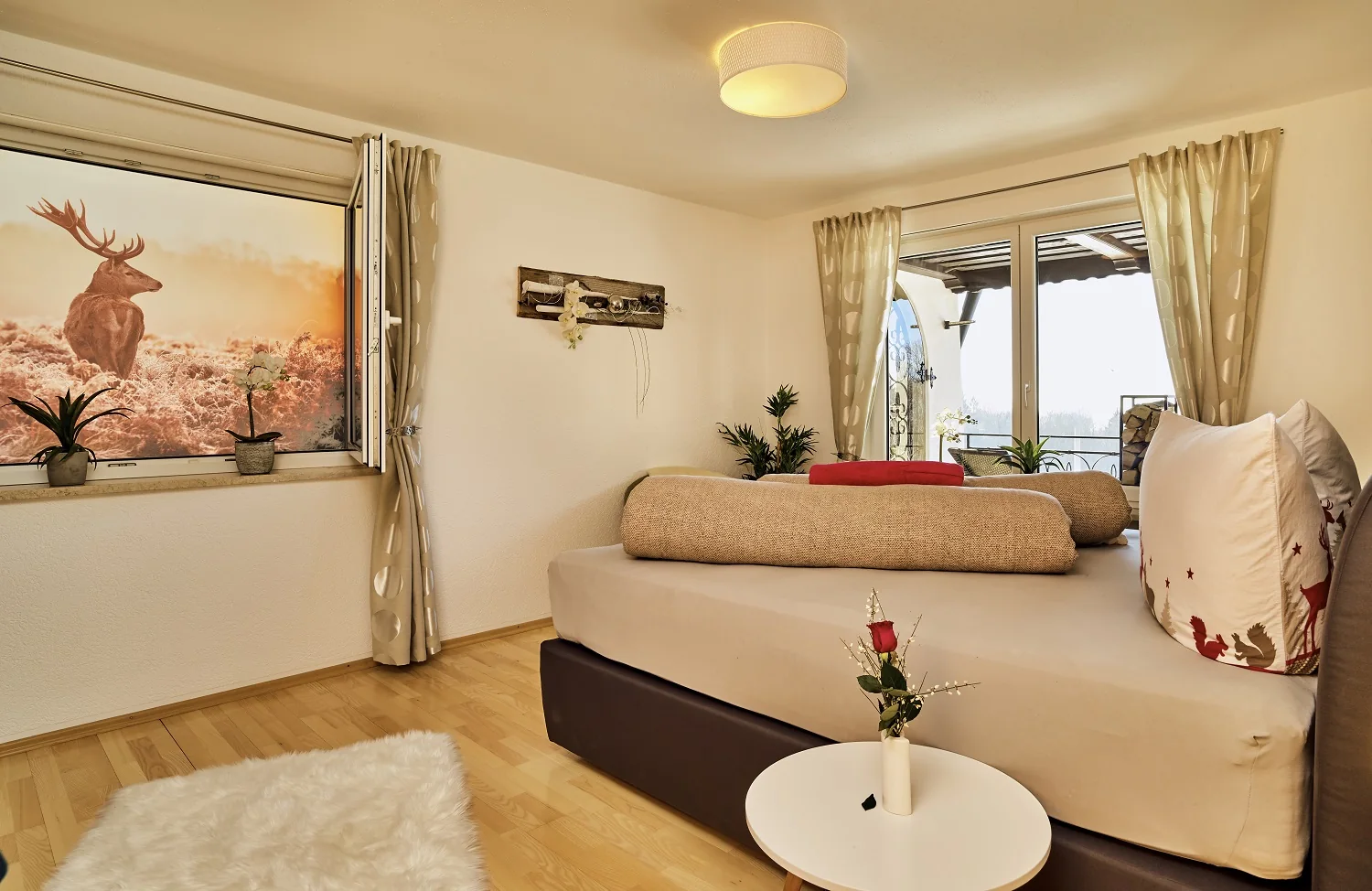 Schlafzimmer 2 mit Doppelbett